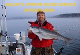 Striper fishing guide service